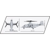 COBI Forces armées - Bell-Boeing V-22 Osprey, Jouets de construction Échelle 1:48