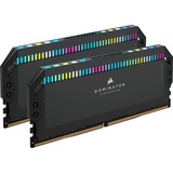 Corsair 64 Go DDR5-5200 Kit, Mémoire vive Noir, CMT64GX5M2B5200C40, Dominator Platinum RGB