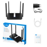 Cudy AC1200 Wi-Fi Mesh 4G LTE Cat4 Router, Routeur Noir, Cudy Mesh, Cudy App, Nano Simslot