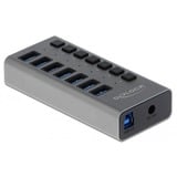 DeLOCK Concentrateur USB SuperSpeed externe à 7 ports, Hub USB 