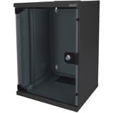 Digitus 25,4 cm (10") Ensemble 2 B 9HE, Armoire informatique Noir
