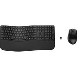 HP Clavier et souris sans fil ergonomiques 680, set de bureau Noir, Layout BE, 1200 dpi - 4000 dpi