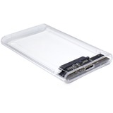 Inter-Tech Argus GD-25000, Boîtier disque dur Transparent