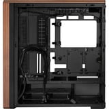 Lian Li LANCOOL 217 boîtier midi tower Noir/bois | 2x USB-A | 1x USB-C | Window