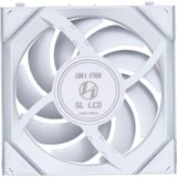 Lian Li UNI FAN SL120 LCD Wireless Reverse Blade ventilateur de boîtier RGB  Blanc, 120 x 124.5 x 28 mm, PWM