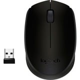 Logitech B170, Souris Noir, Sans fil