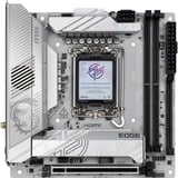 MSI MPG Z890 EDGE TI WIFI carte mère socket 1851 Blanc/Argent, RAID, 5 Gb-LAN, WIFI, BT, Sound, Mini-ITX