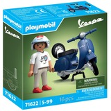 PLAYMOBIL Vespa - 71622 1969 Vespa 150 Sprint Veloce, bleu, Jouets de construction 71622