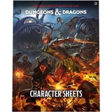 Asmodee Donjons & Dragons 5.0 - Feuilles de Personnages 2024, Livre Anglais, 2+ joueurs, 12 ans et plus