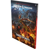 Asmodee Donjons & Dragons 5.0 - Feuilles de Personnages 2024, Livre Anglais, 2+ joueurs, 12 ans et plus