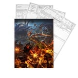Asmodee Donjons & Dragons 5.0 - Feuilles de Personnages 2024, Livre Anglais, 2+ joueurs, 12 ans et plus