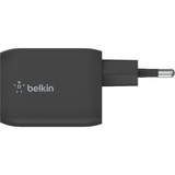Belkin BOOSTCHARGE PRO Chargeur mural USB-C GaN à 2 ports avec PPS (65 W) Noir
