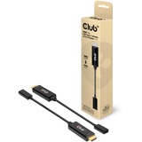 Club 3D Adaptateur actif HDMI vers USB Type-C 4K60Hz M/F Noir