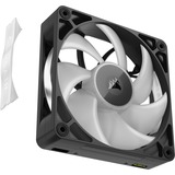 Corsair RX120 MAX RGB, Ventilateur de boîtier Noir, 1 pièce, connecteur de ventilateur PWM à 4 broches