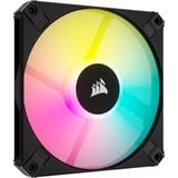 Corsair iCUE AF120 RGB SLIM + Lighting Node CORE ventilateurs de boîtier Noir, 2 pièces, 120 x 120 x 15 mm, PWM