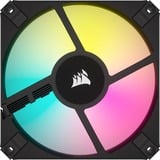 Corsair iCUE AF120 RGB SLIM + Lighting Node CORE ventilateurs de boîtier Noir, 2 pièces, 120 x 120 x 15 mm, PWM