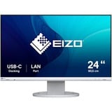 EIZO FlexScan EV2490-WT 24" Moniteur  Blanc, HDMI, DisplayPort, 3x USB-A, USB-B, 2x USB-C, RJ-45
