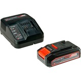 Einhell PXC-Starter-Kit Ensemble de batterie et de chargeur Noir, Ensemble de batterie et de chargeur, 2,5 Ah, 18 V, Noir, Rouge, 0,83 h, 200 - 250 V