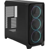 Fractal Design Meshify 3 XL RGB Light Tint boîtier big tower Noir | 2x USB-A | 1x USB-C | RGB | Verre Trempé