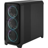 Fractal Design Meshify 3 XL RGB Light Tint boîtier big tower Noir | 2x USB-A | 1x USB-C | RGB | Verre Trempé