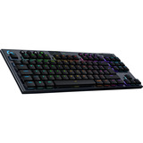 Logitech RGB clavier gaming mécanique Noir, Layout FR (AZERTY), GL Tactile, 80% (TKL)