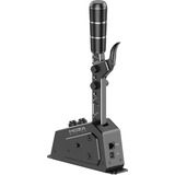 MOZA SGP Sequential, Levier de vitesses Noir, Levier de vitesse racing add-on, Noir, Aluminium, Métal, 0 - 64 mm, 52 mm, 182 mm