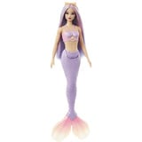 Mattel Barbie - Poupée sirène avec cheveux lilas et queue violette Lavande