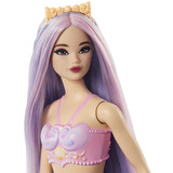 Mattel Barbie - Poupée sirène avec cheveux lilas et queue violette Lavande