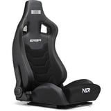 Next Level Racing ERS4 Elite Reclining Seat - édition cuir PU & suédine, Siège gaming Noir