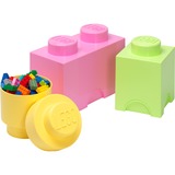 Room Copenhagen Cubes de rangement LEGO Multi Pack 3, Boîte de rangement Vert clair