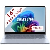 SAMSUNG Book4 Edge (NP940XMA-KB1BE) 14" PC portable Copilot+  Bleu-gris | Snapdragon X Elite X1E-80-100 | Adreno GPU | 16 Go | 512 Go eUFS