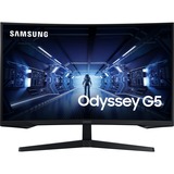 SAMSUNG Odyssey G5 LC32G55TQWRXEN 32" Curved, Moniteur gaming Noir, HDMI, DisplayPort, 144 Hz