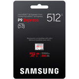 Samsung P9 Express 512 Go microSDXC Express, Carte mémoire Blanc, UHS-I U3, V30