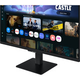 Samsung Smart Monitor M5 M50F 27" Noir, 2x HDMI, 2x USB-A, Wi-Fi 5, BT