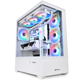 Sharkoon AK6 RGB boîtier midi tower Blanc | 2x USB-A | 1x USB-C | RGB | Window