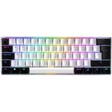 Sharkoon SKILLER SGK50 S4 RGB clavier gaming mécanique Blanc, Layout BE (AZERTY), Kailh Blue, 60%, Hot-swappable