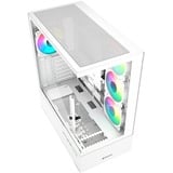 Sharkoon  boîtier midi tower Blanc | 2x USB-A | 1x USB-C | RGB | Window