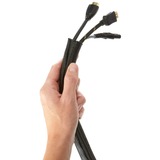Vogels  TVA 6202 Chaussette à câble, Guide-câble Noir, 1 m