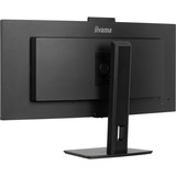 iiyama ProLite XCB3497WQSNPH-B1 34" Moniteur UltraWide incurvé  Noir, 120Hz, HDMI, DisplayPort, USB-C, LAN, FreeSync, webcam