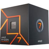 AMD Ryzen 7 7700, 3,8 GHz (5,3 GHz Turbo Boost), Processeur Unlocked, Boxed, Wraith Prism, processeur en boîte