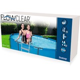 Bestway Échelle de piscine Flowclear 84cm Gris