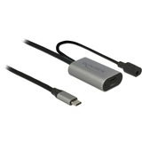 DeLOCK USB-C 3.2 Gen 1 actif, Câble d'extension Noir, 5 mètres