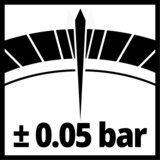 Einhell 4133115 indicateur de pression d'air 0 - 13 bar Manomètre numérique, Gonfleur Noir, Manomètre numérique, 0 - 13 bar, Barre, Noir, Vert