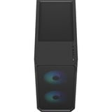 Fractal Design Focus 2 RGo boîtier midi tower Noir | 2x USB-A | RGB | Window