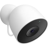 Google Nest Cam Outdoor (2e génération), Caméra de surveillance Blanc