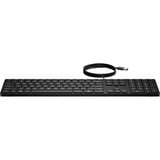 HP Desktop 320K clavier Noir, Layout BE (AZERTY), 100%
