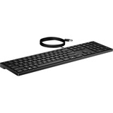 HP Desktop 320K clavier Noir, Layout BE (AZERTY), 100%