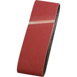 KWB Bandes abrasives, bois et métal, Edelkorund, 75x510mm, Bande de ponçage 3 pièces, K100