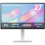 LG UltraFine 27US550-W 27" 4K UHD Moniteur  Blanc, HDMI, DisplayPort, AMD Free-Sync