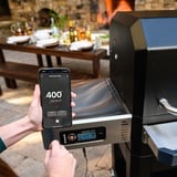 Masterbuilt Gravity Series 800 Digital Charcoal Griddle + Grill + Smoker barbecue au charbon de bois Noir